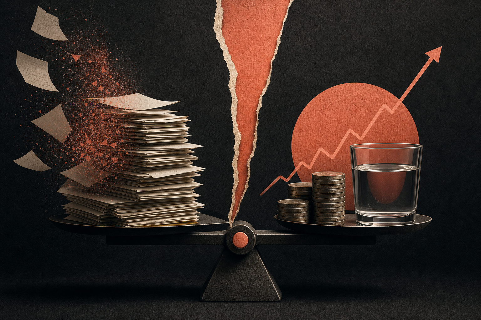 Imagem de destaque do artigo Fluxo de caixa para pequenas empresas: pare de confundir faturamento com dinheiro disponível